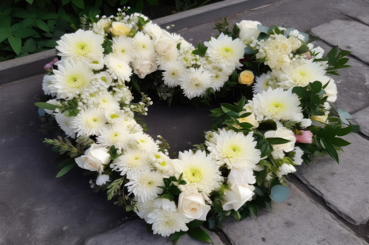 kwiaty do wienca pogrzebowego